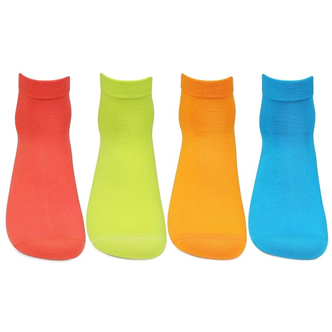 Men Classic fashion Socks ( Neon ) - Pack of 4