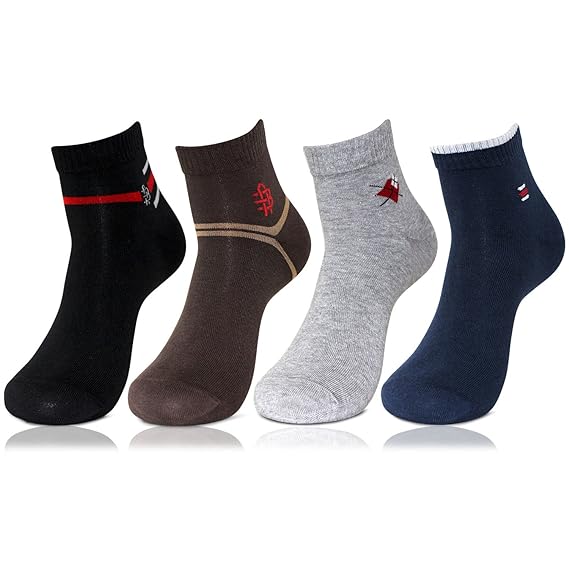 Men Colorful Ankle Socks - Pack Of 4