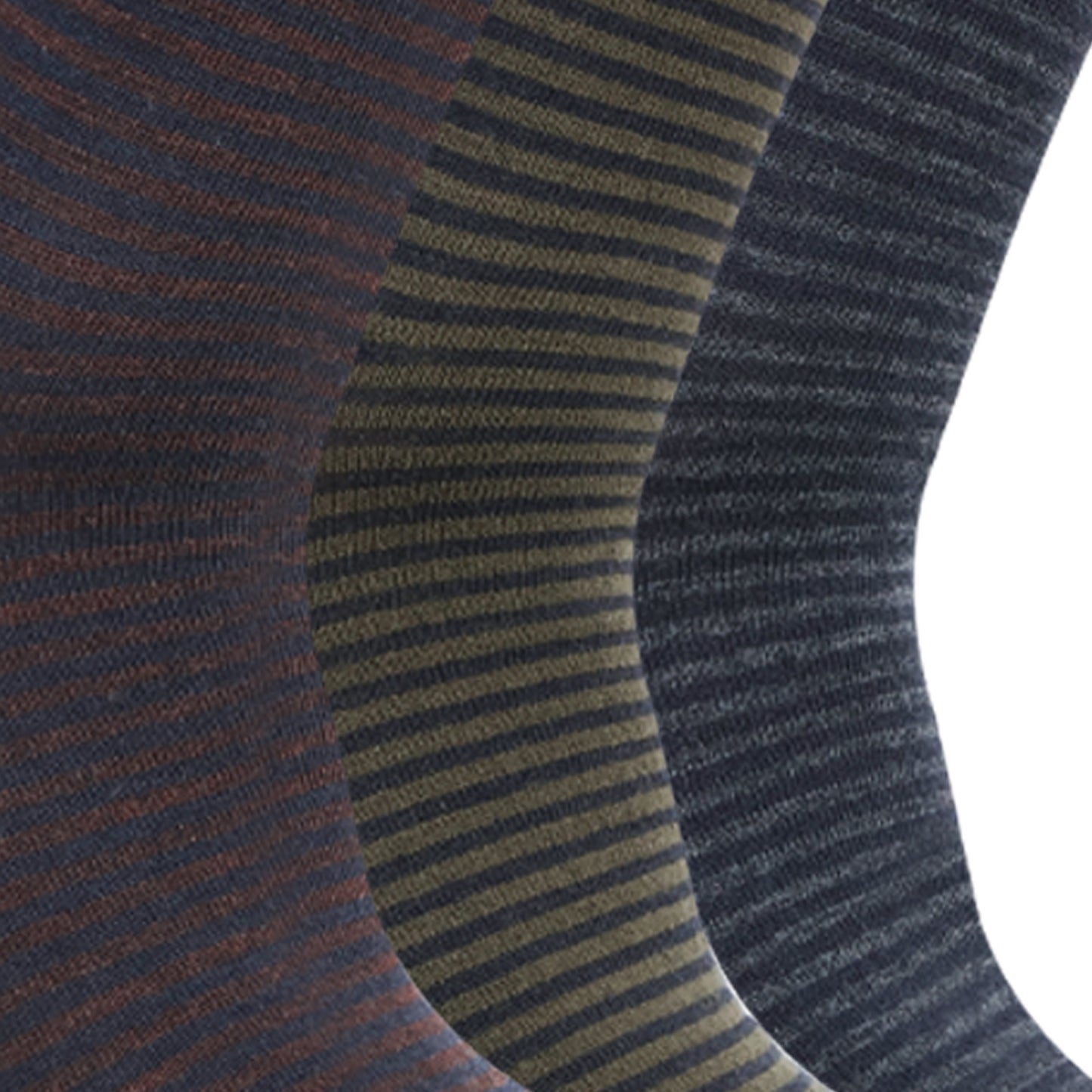 Men Non-Terry Woolen Crew Socks - Pack of 3