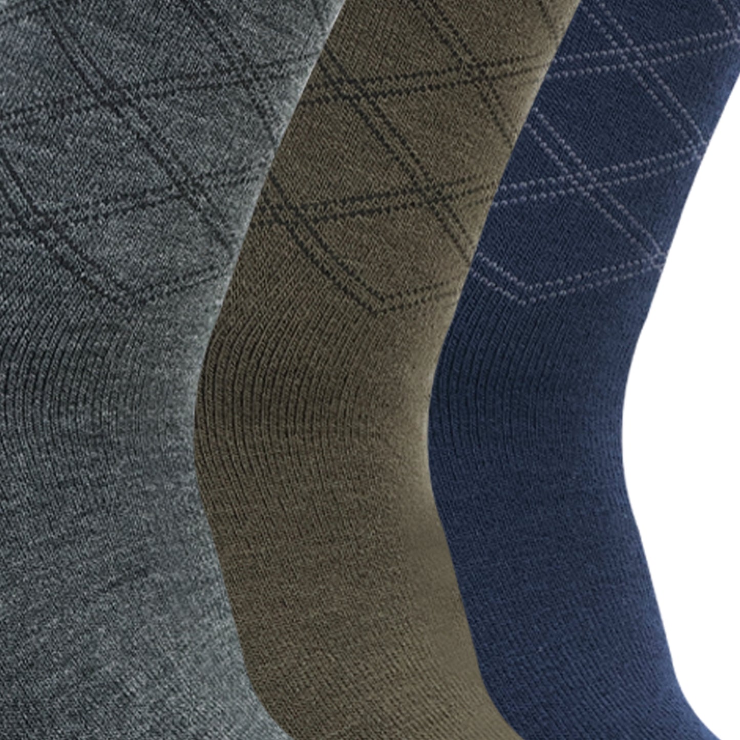 Men’s Terry Woolen Crew Socks – Pack of 3