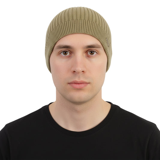 Men's Woolen Winter Cap (Moss Green)