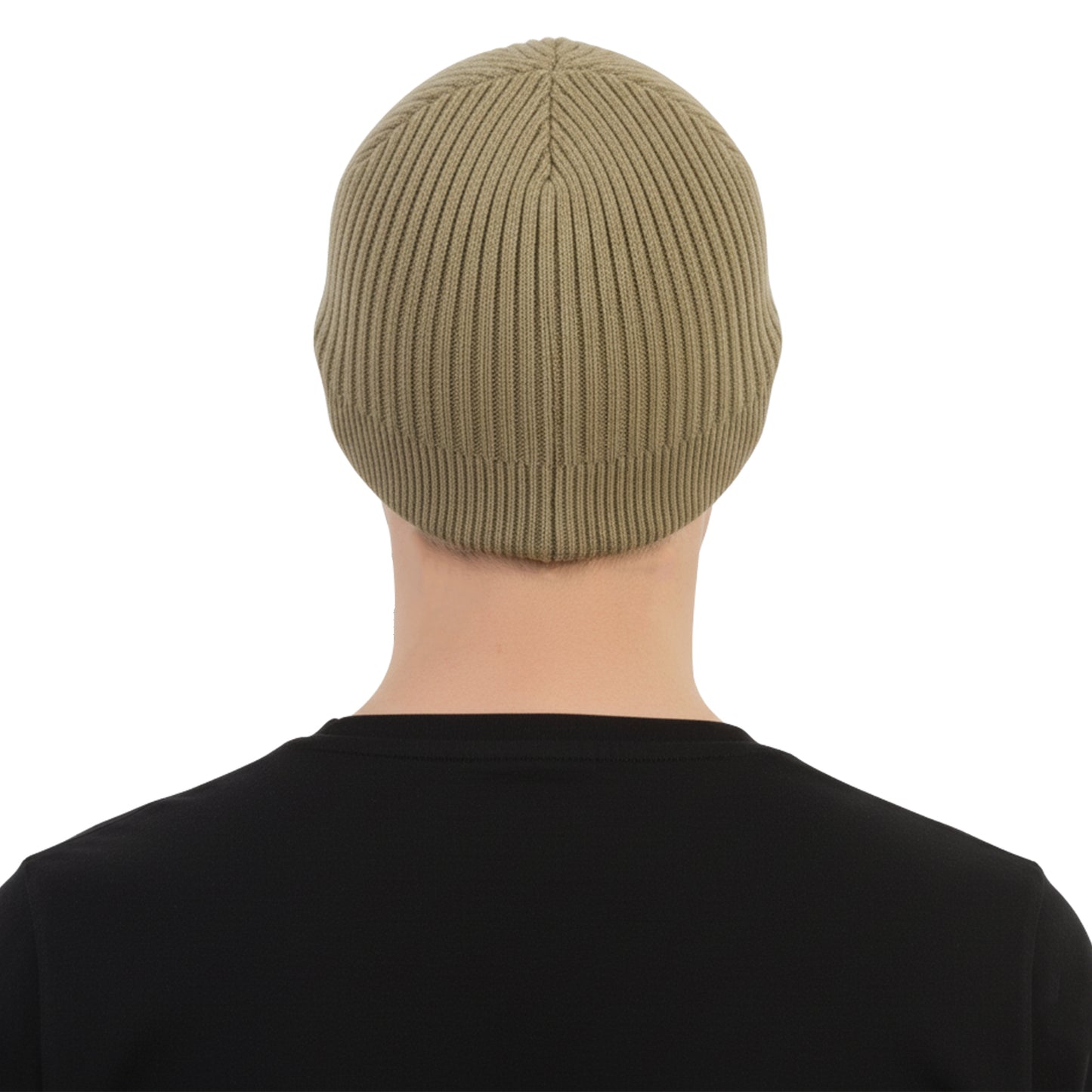 Men's Woolen Winter Cap (Moss Green)