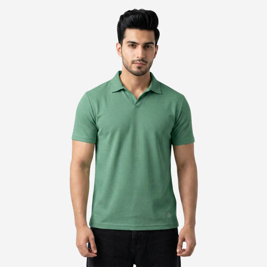 Men's Solid Pigion Polo Half-Sleeve T-Shirt