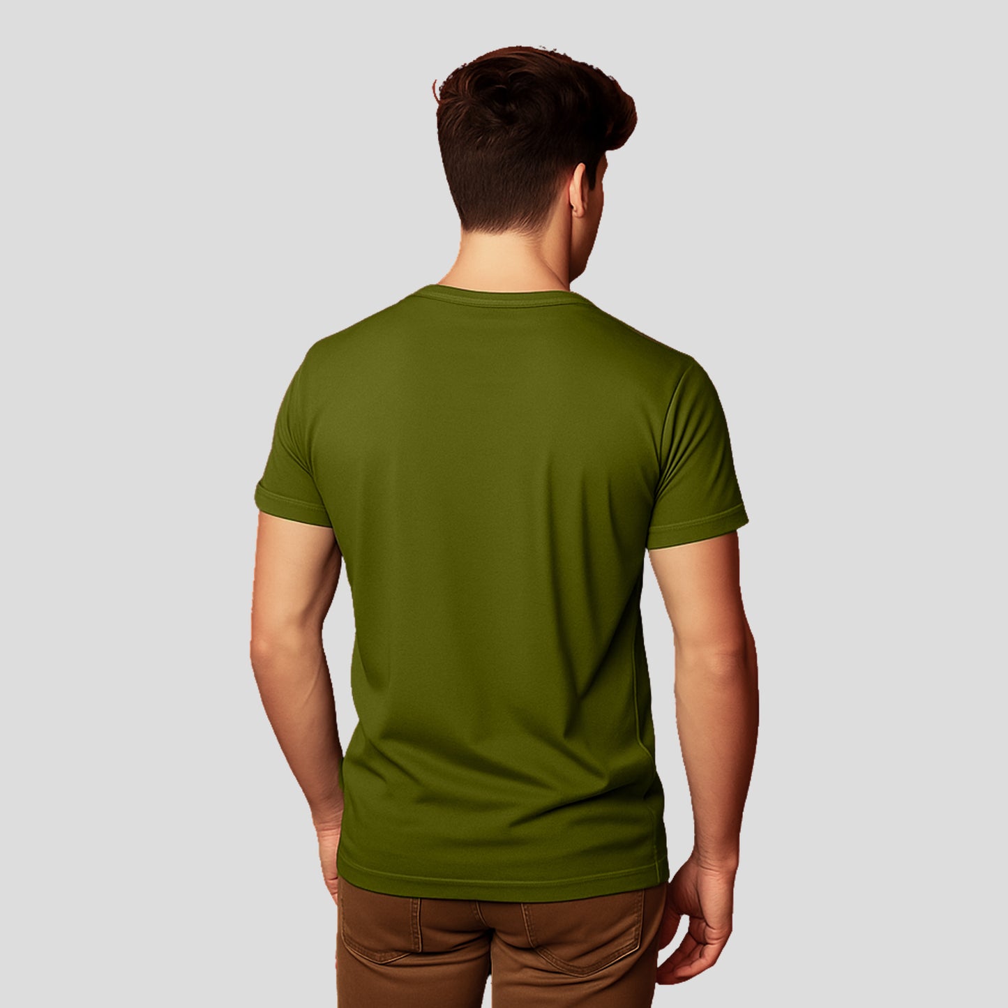 Bontact SNIPER Round-Neck Half Sleeve T-Shirt (Grass Hopper)