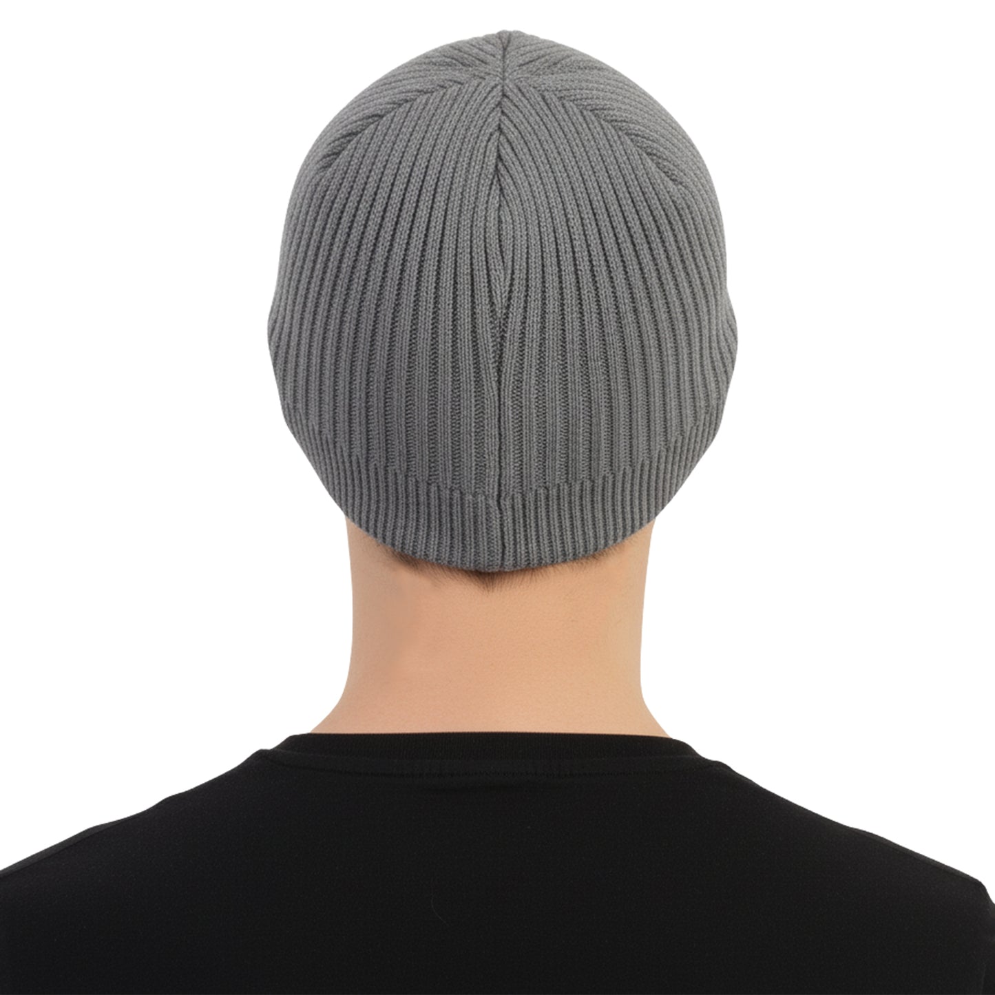 Men's Woolen Winter Cap (Grey Mel)