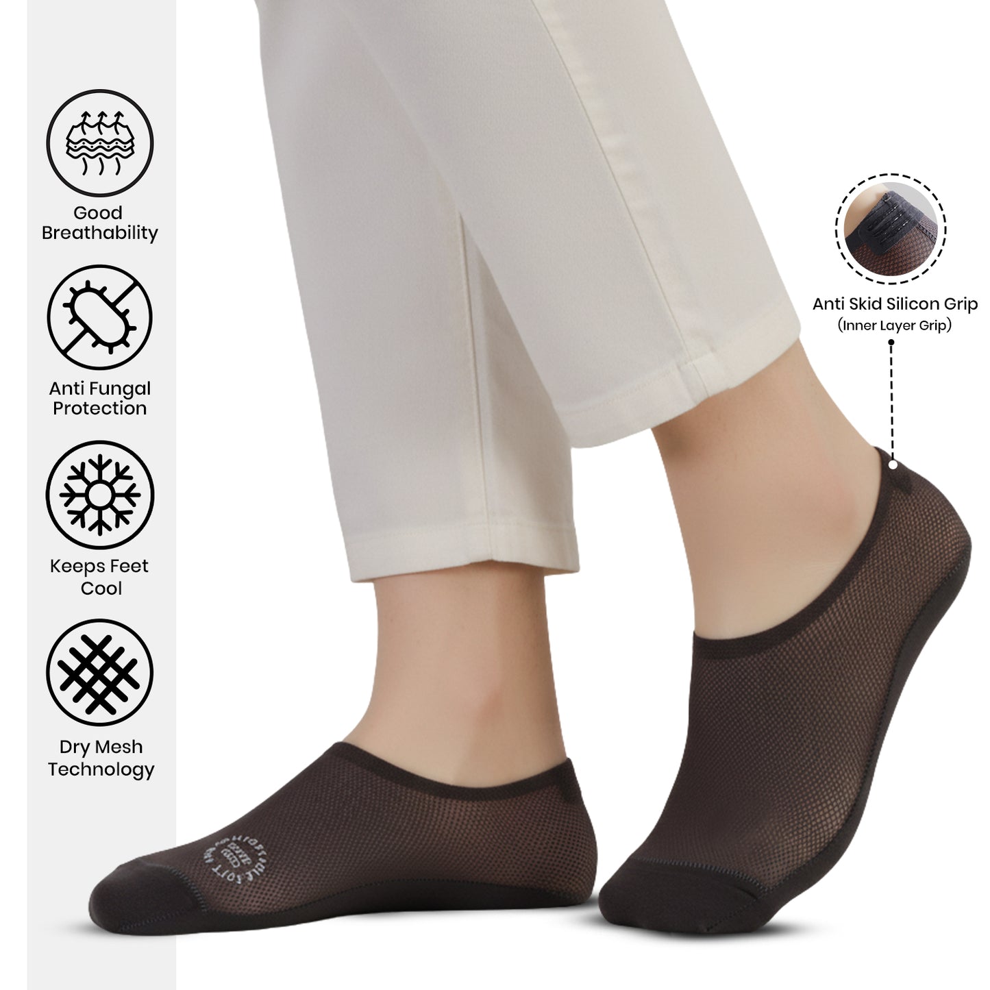 Men’s Low-Cut Ankle Socks (Pack of 3)