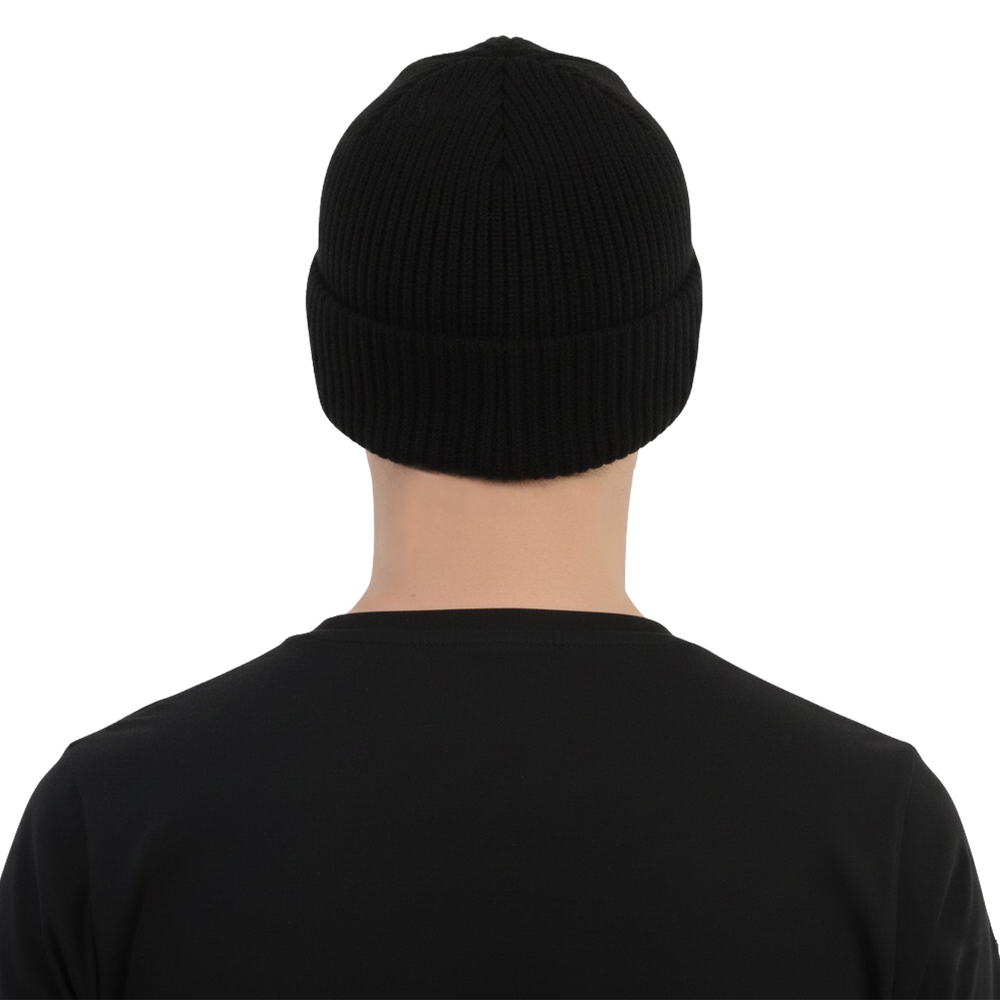 Men's Woolen Winter Cap (Black)