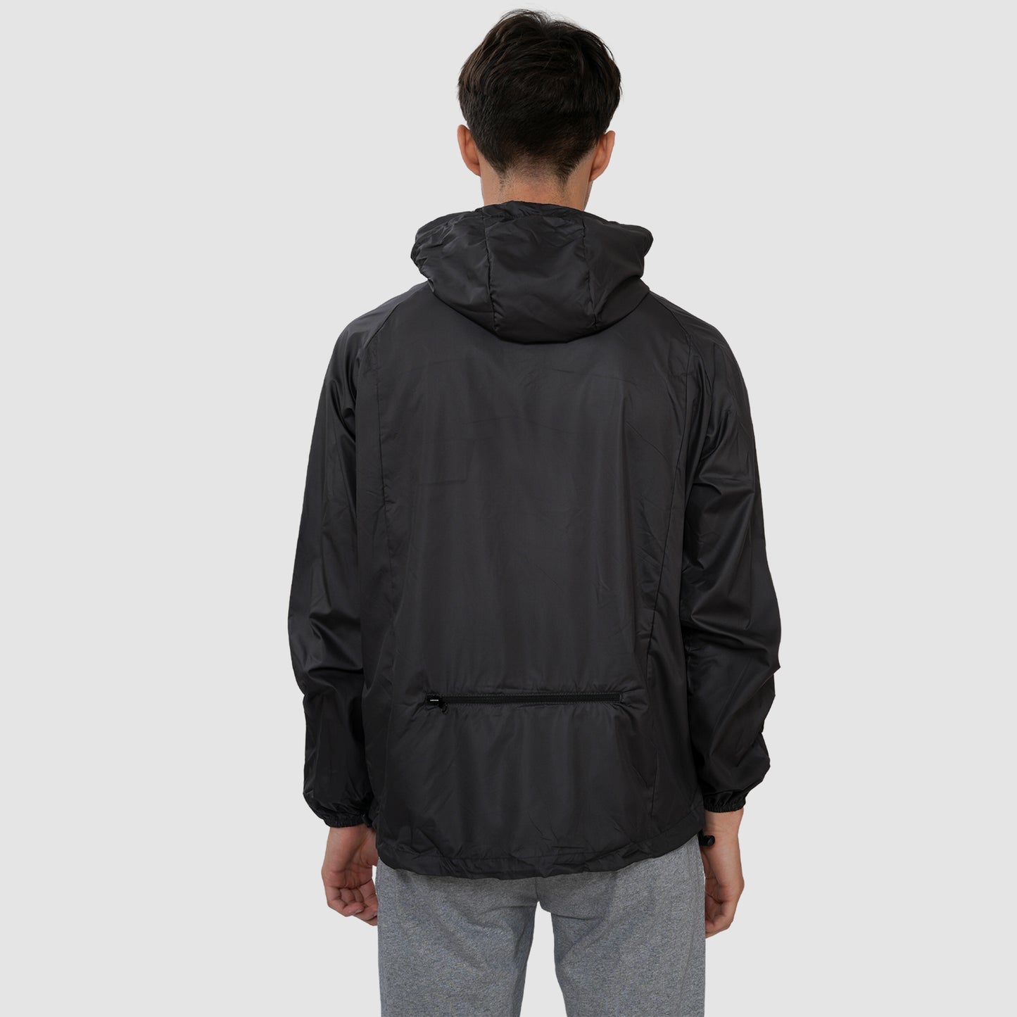 Bonjour Men's Regular Fit Windcheater Jacket for Running, Travel & Hiking,  Lightweight Full-Zip High Neck Windbreaker with Pockets