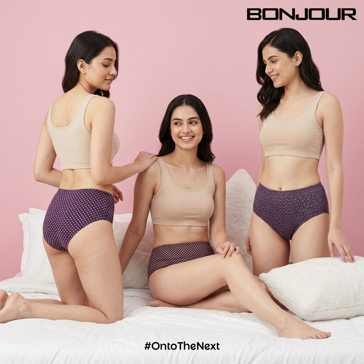 Women's Cotton Mid-Waist Full Coverage Printed Hipster Panties - (Pack of 3)