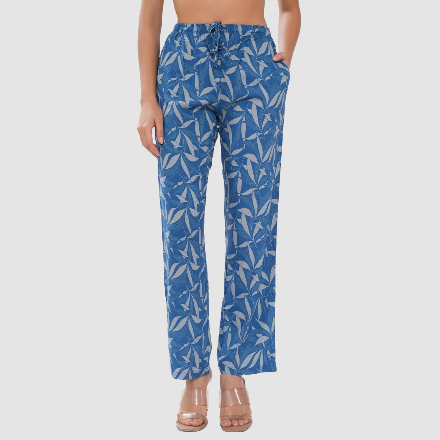 Bonjour Women's Floral Print Cotton Lounge Wear Set