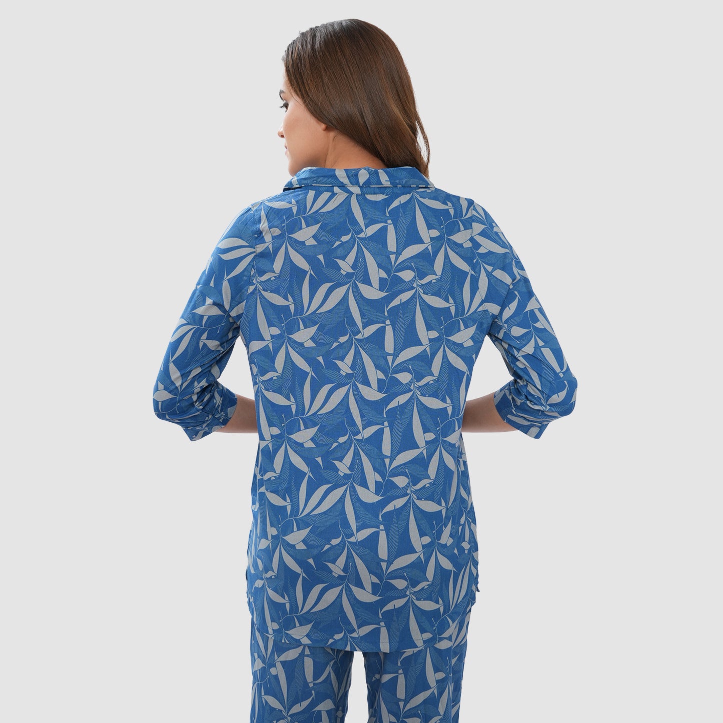 Bonjour Women's Floral Print Cotton Lounge Wear Set