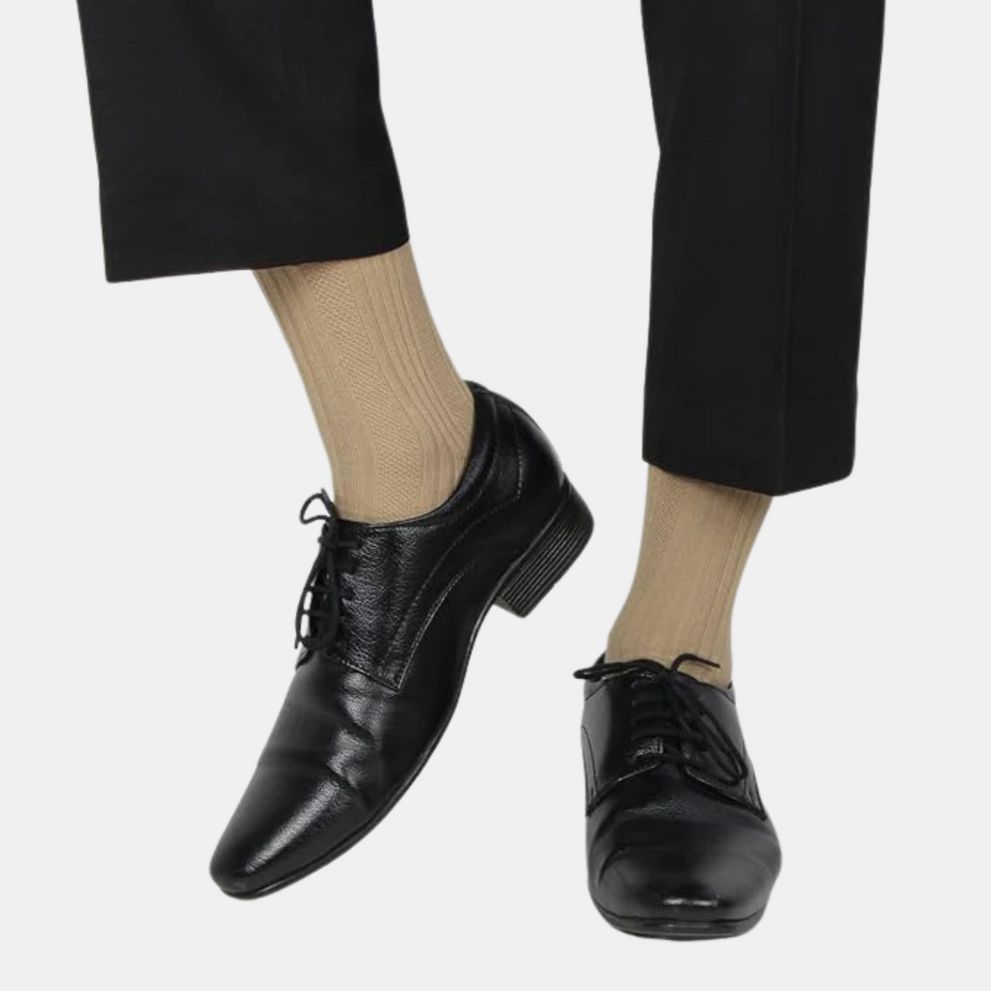 Men's Cosmic Ribbed Formal Socks - Tender Green
