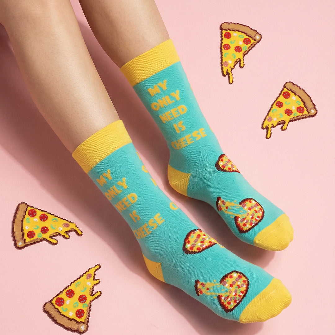 Food Design Printed Ankle Socks for Women & Girls