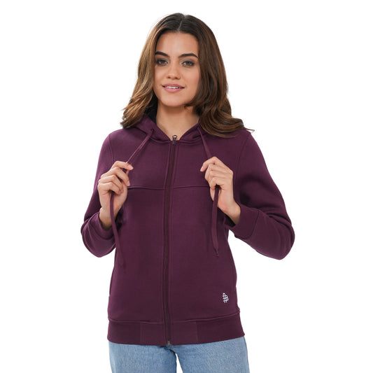 Womens Hoodie Sweat Jacket