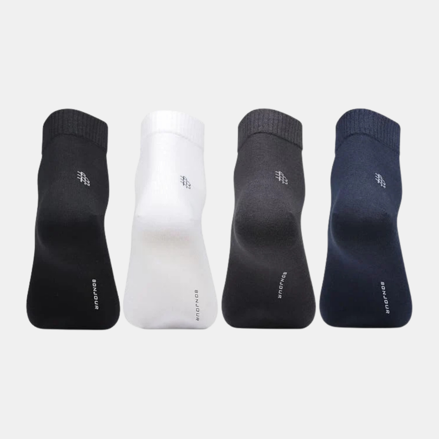 Men Club Class Multi-Pack Ankle Socks- Pack of 4