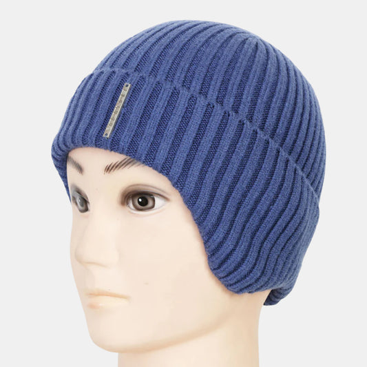 Unisex Ears Protection Woolen Beanie Cap