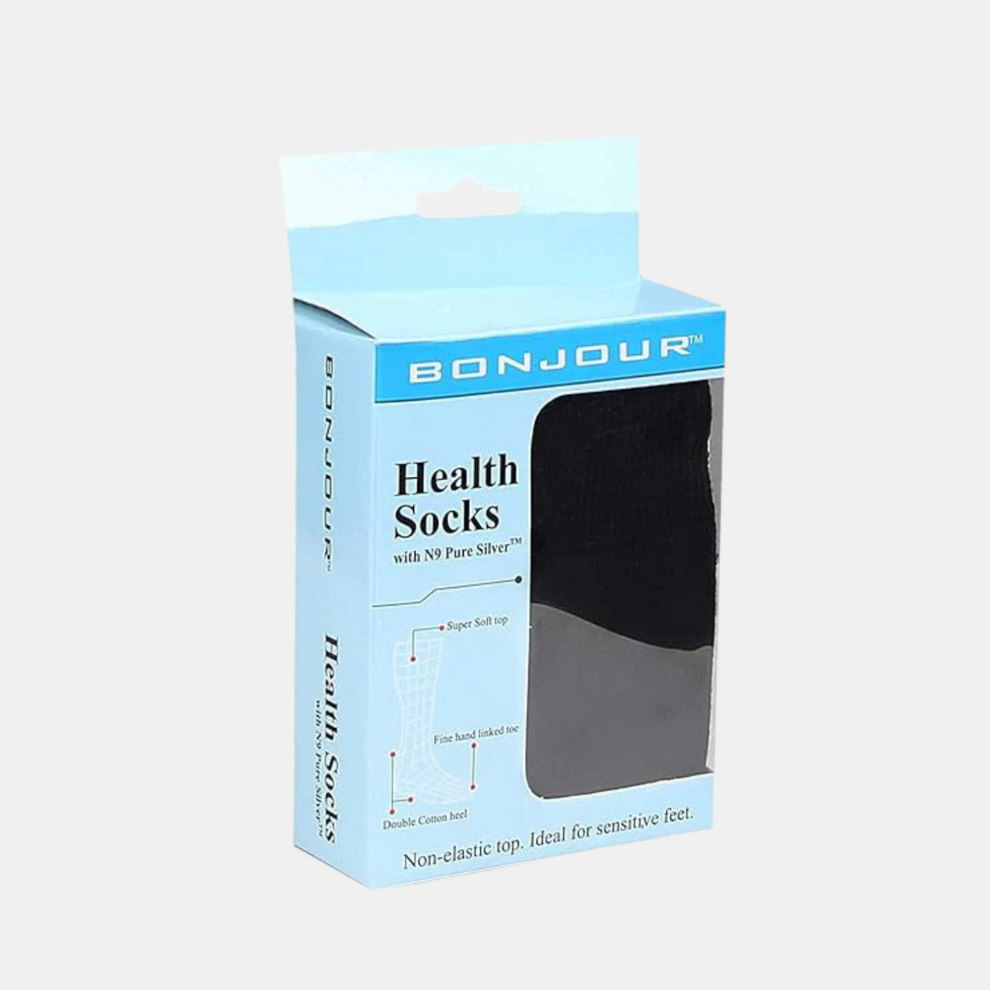 Men Health Socks (Black)
