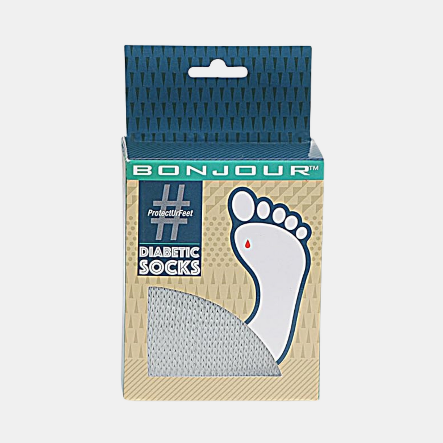 Men's Diabetic Socks (Light Grey)
