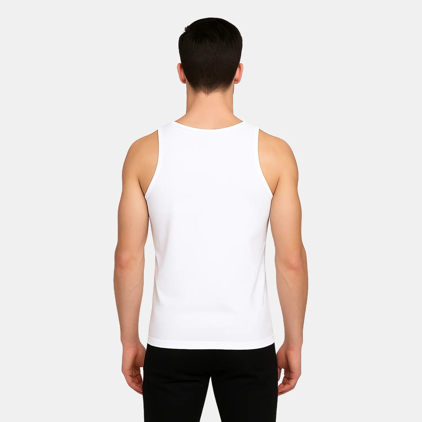 Men's Cotton White Ultra Soft Undershirt Vest- Pack Of 2