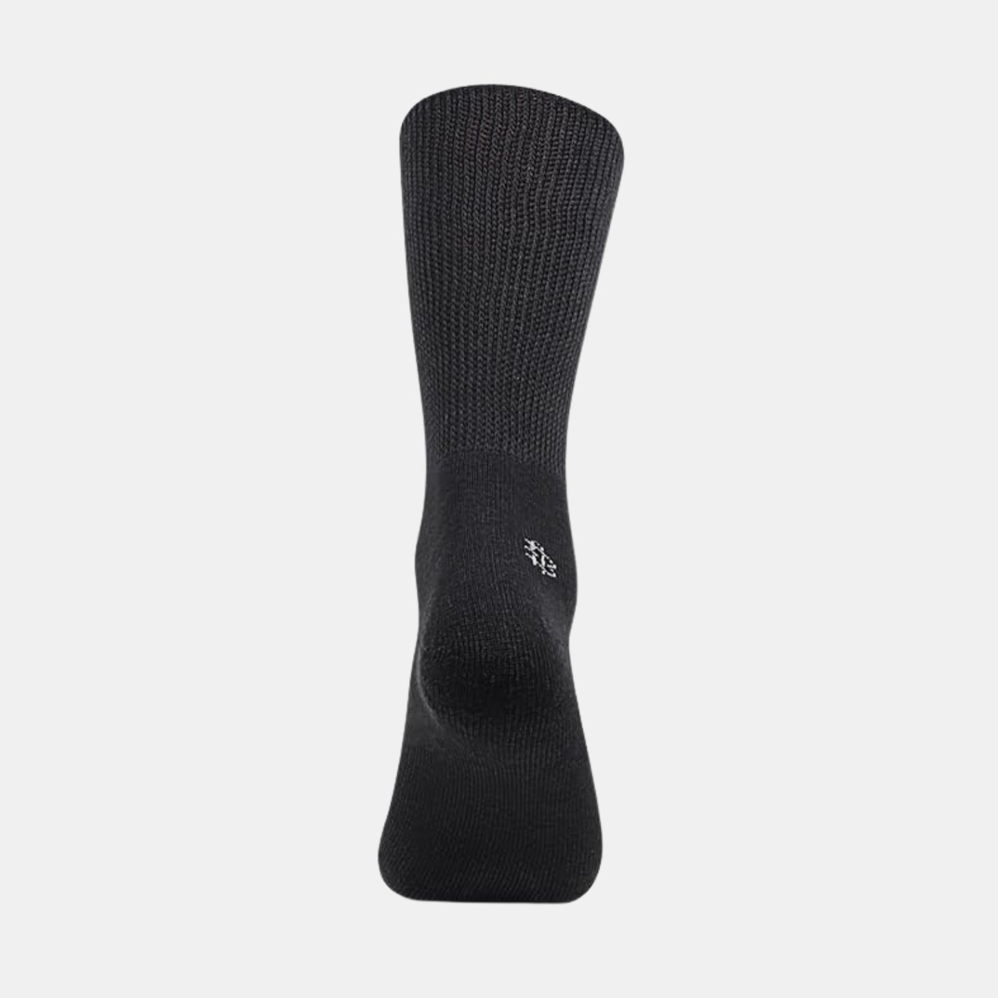 Men's Crew Length Diabetic Socks (Black)
