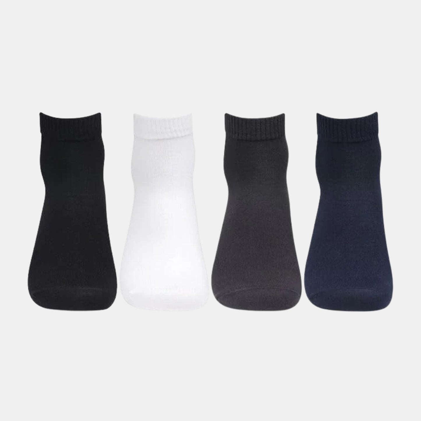 Men Club Class Multi-Pack Ankle Socks- Pack of 4