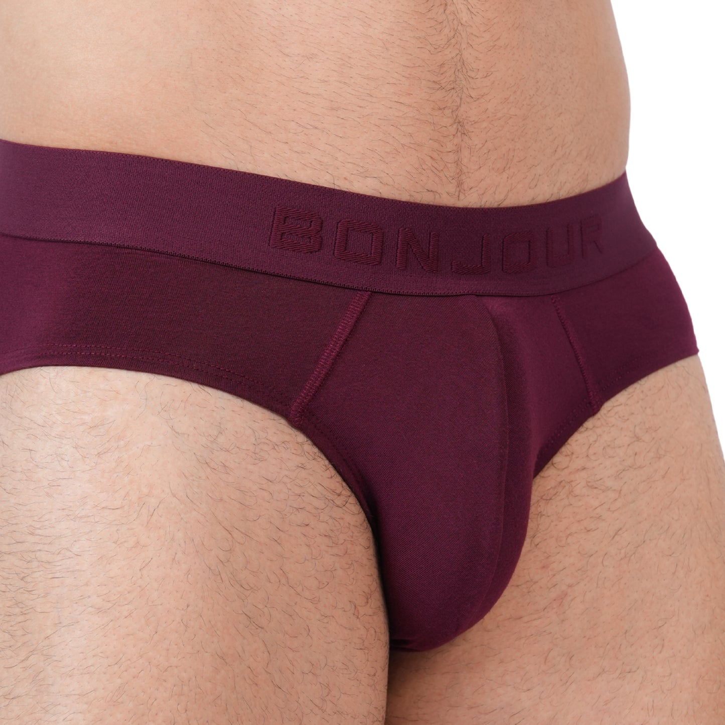 Men’s Bamboo Brief – Ultra Soft, Odour Free Midnight Plum (Pack of 1)