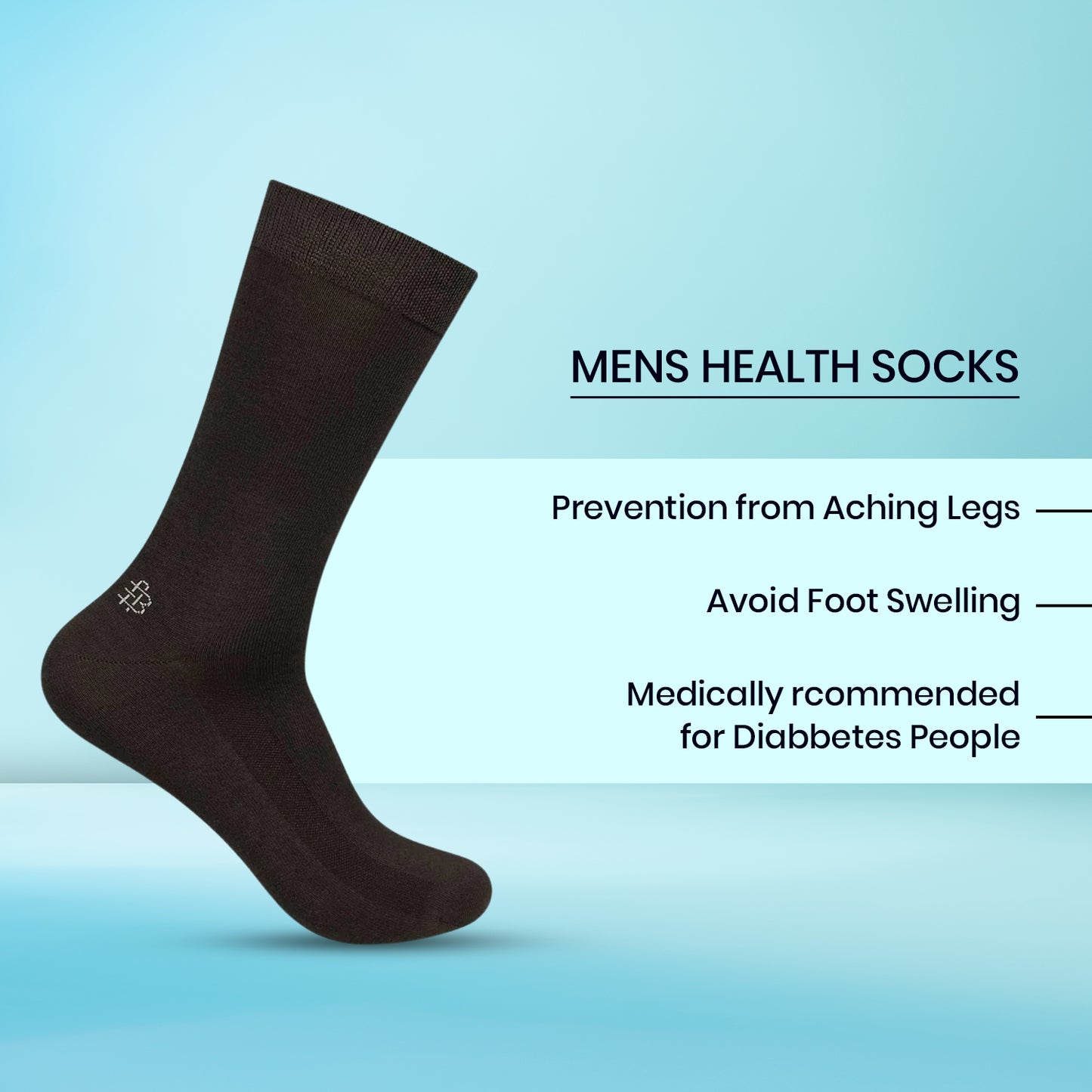 Men Health Socks (Light Grey)