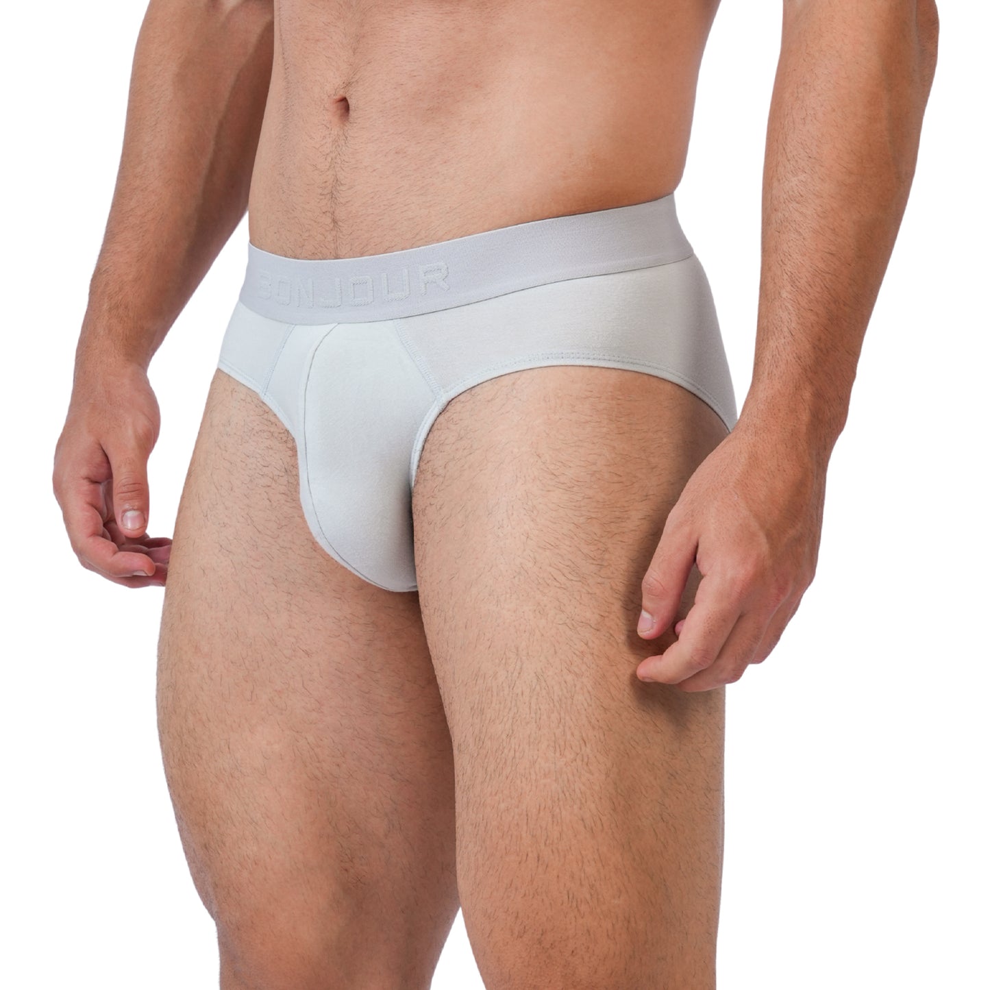 Men’s Bamboo Brief – Ultra Soft, Odour Free Grey Mist (Pack of 1)