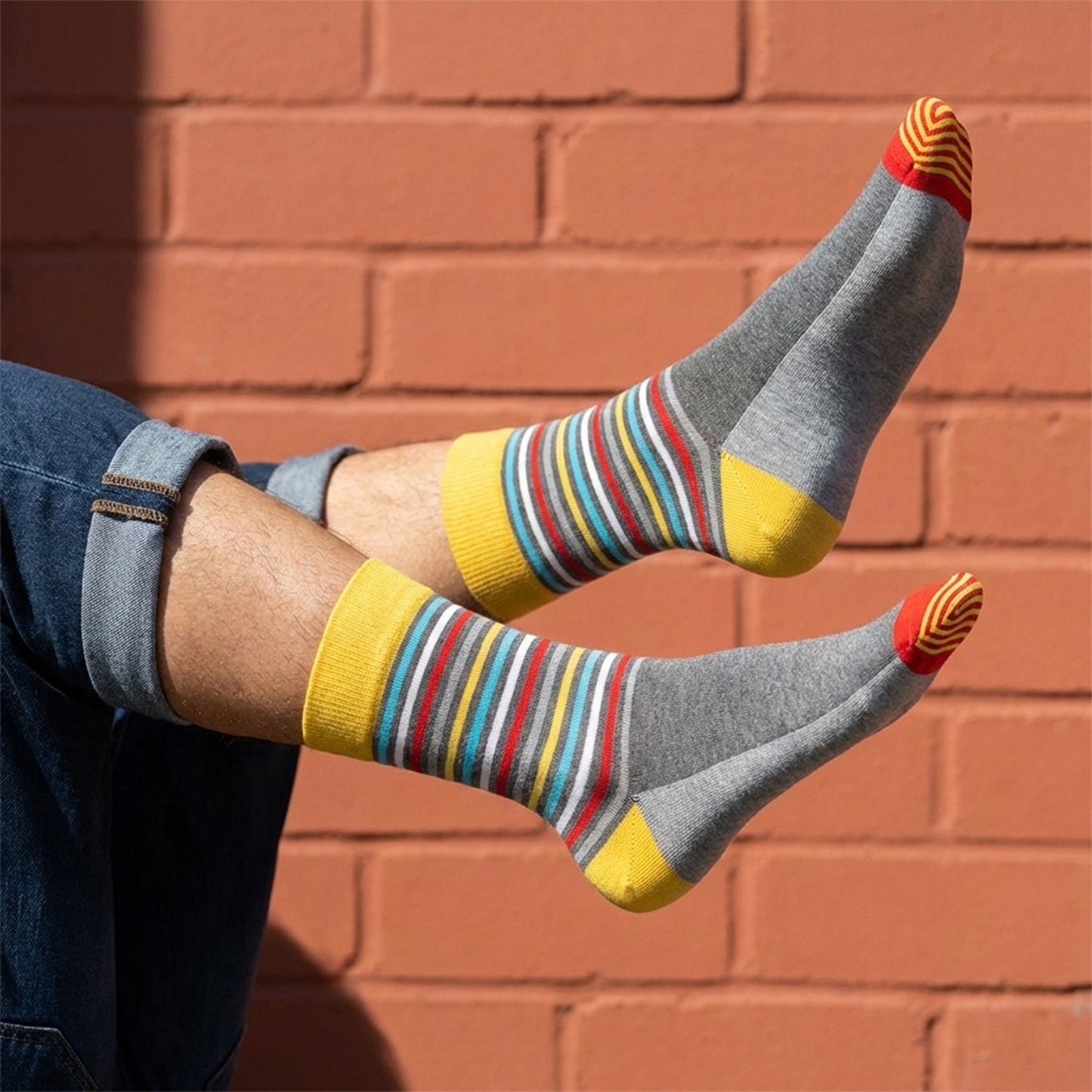 Men Designer Bold socks - Pack of 4