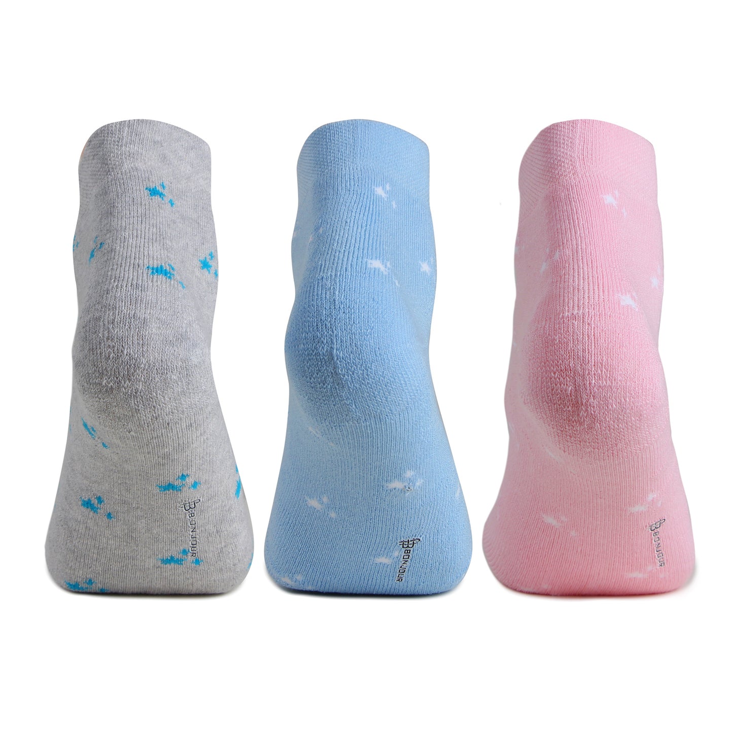 Women Ankle Length Cushioned Sports Socks-Pack Of 3