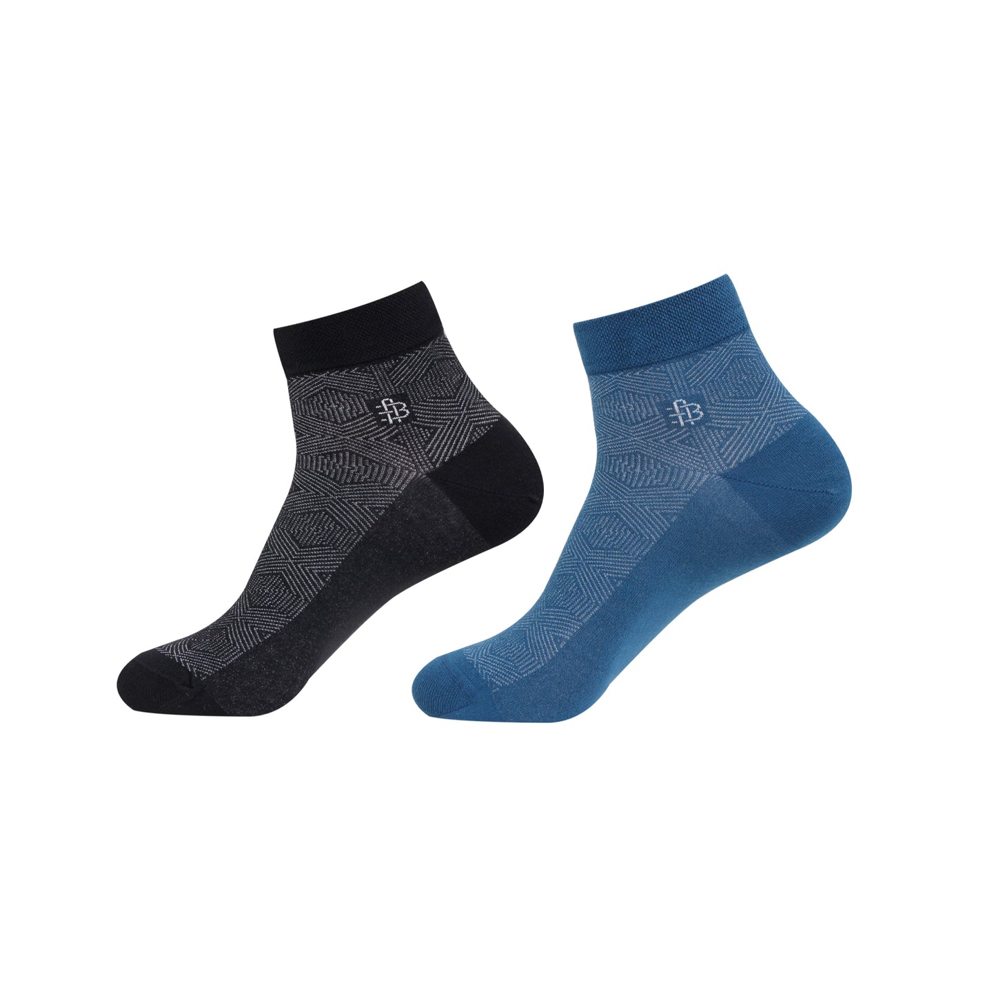 Men’s Geometric Pattern Ankle Socks