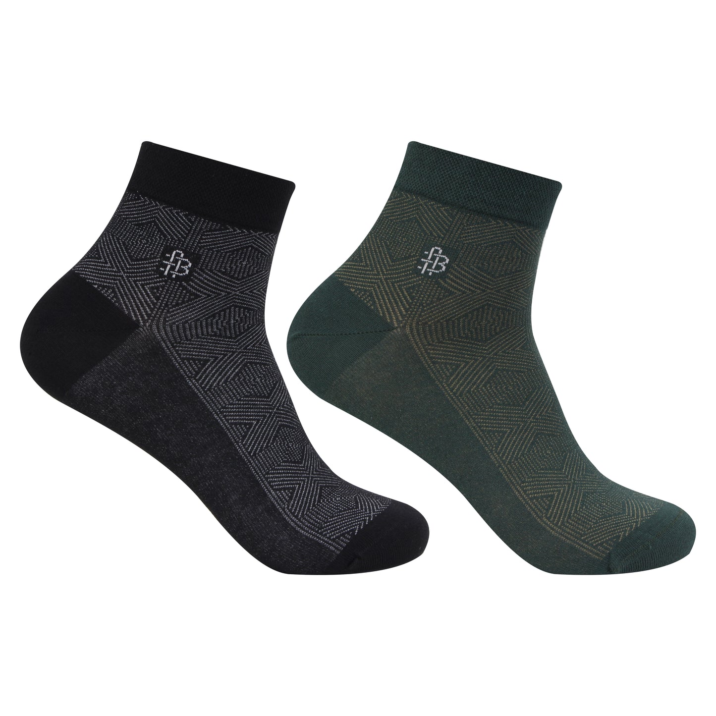 Men’s Geometric Pattern Ankle Socks
