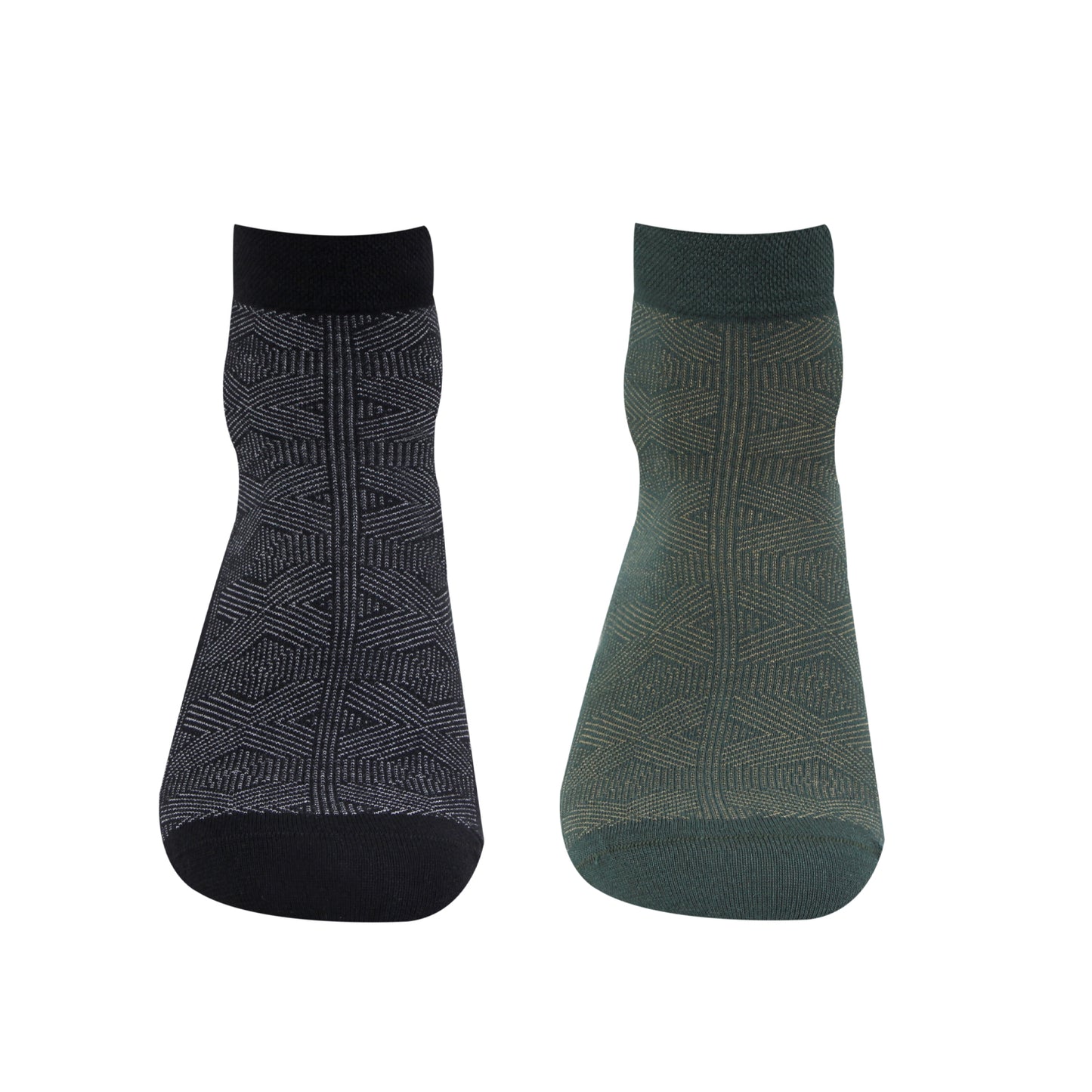 Men’s Geometric Pattern Ankle Socks