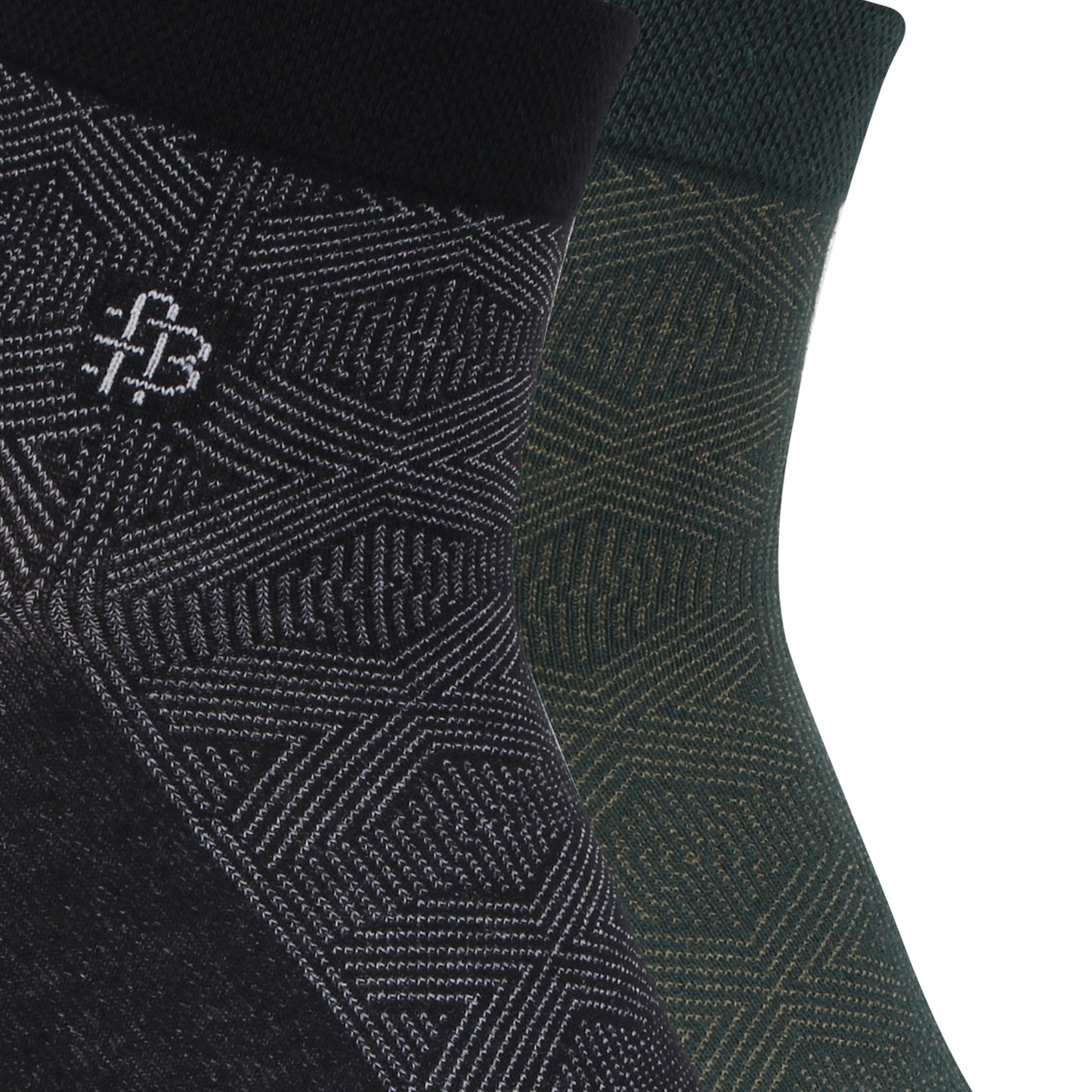 Men’s Geometric Pattern Ankle Socks