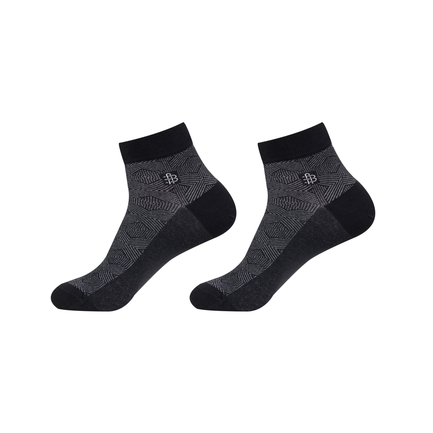 Men’s Geometric Pattern Ankle Socks