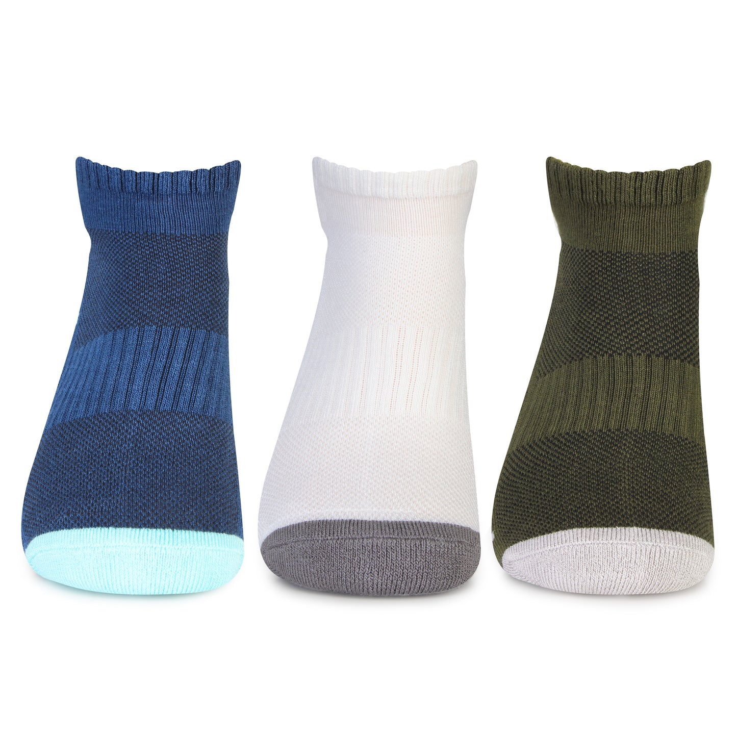 Stylish Bamboo Secret Socks - Assorted Top View
