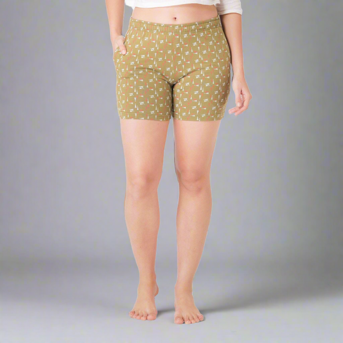 Printed Casual Shorts for Women