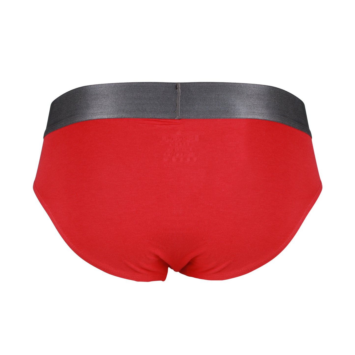 Men's Low-Rise Premia Cotton Briefs With Elasticated Band - Red