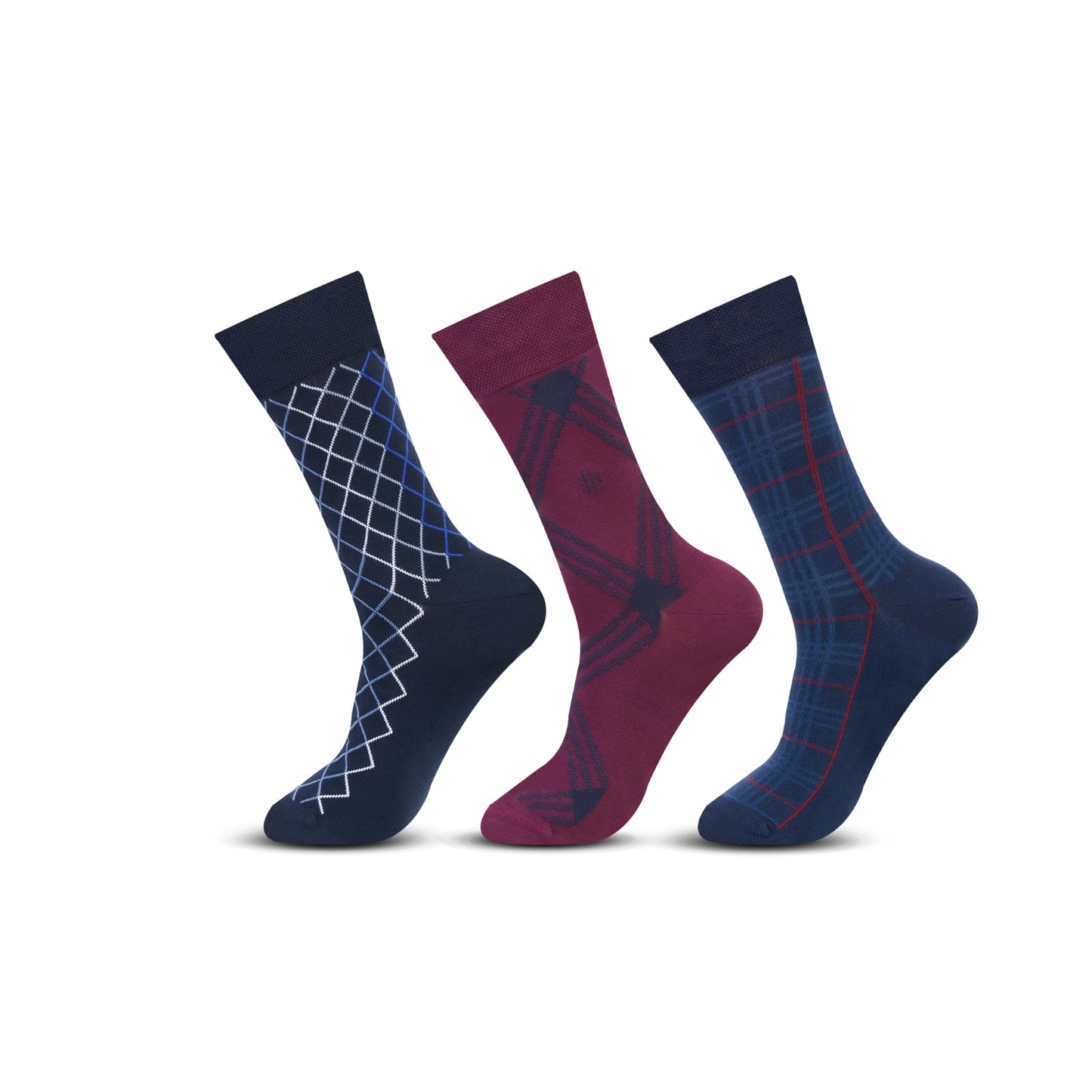 Men Elite Designer Socks - Pack of 3