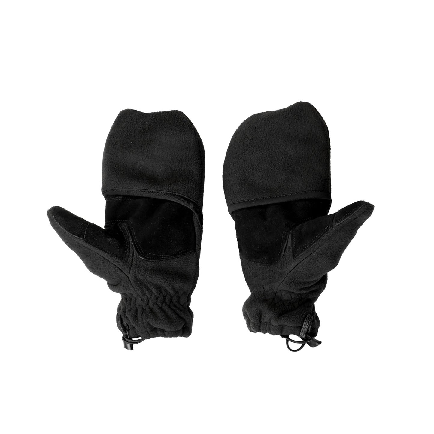 Men's Winter Half Finger Gloves with Flip Cover