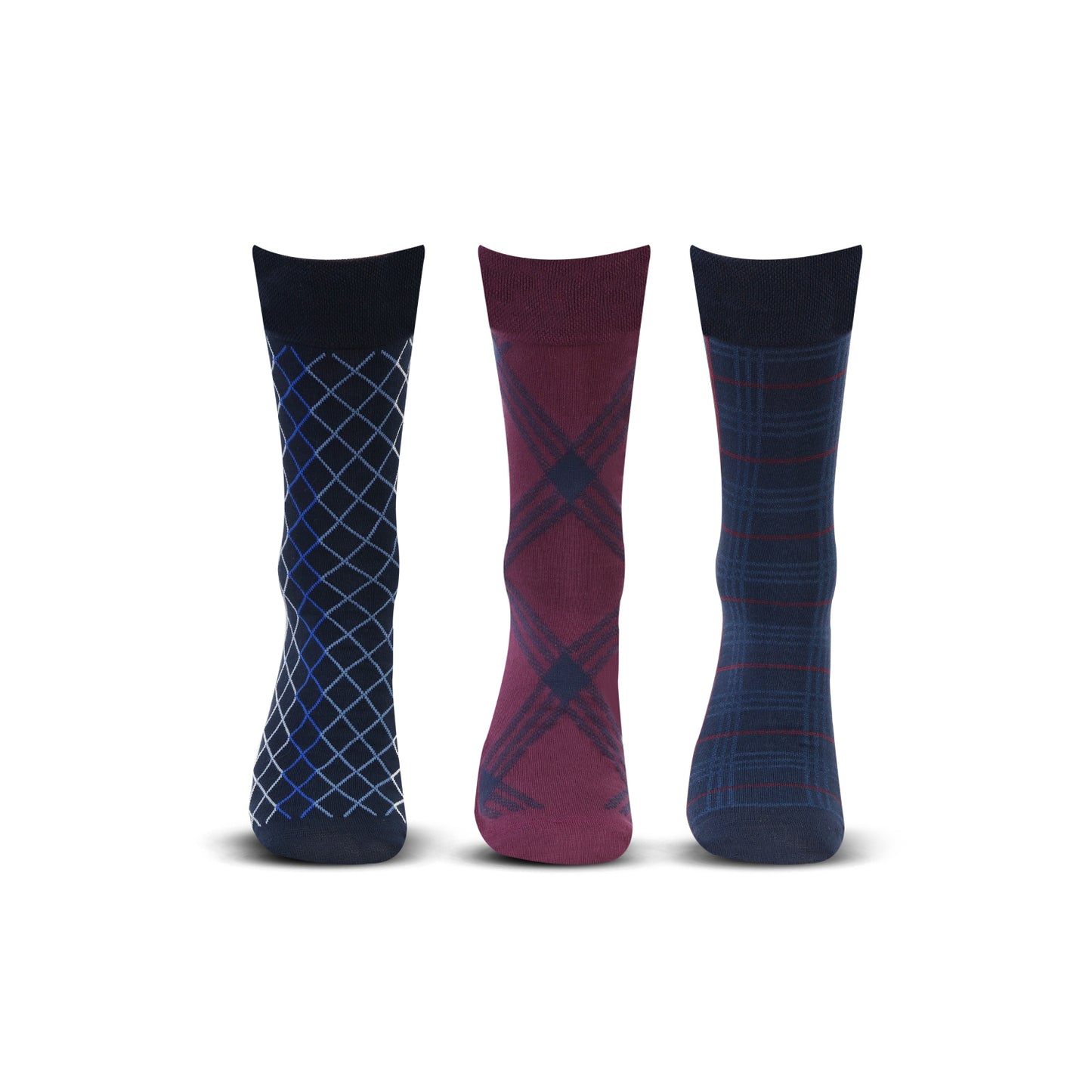 Men Elite Designer Socks - Pack of 3