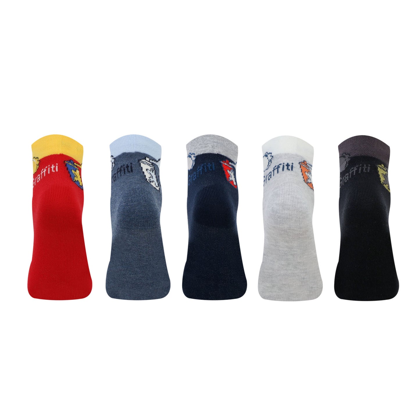 Kids Fancy Ankle Socks for Boys Pack of 5