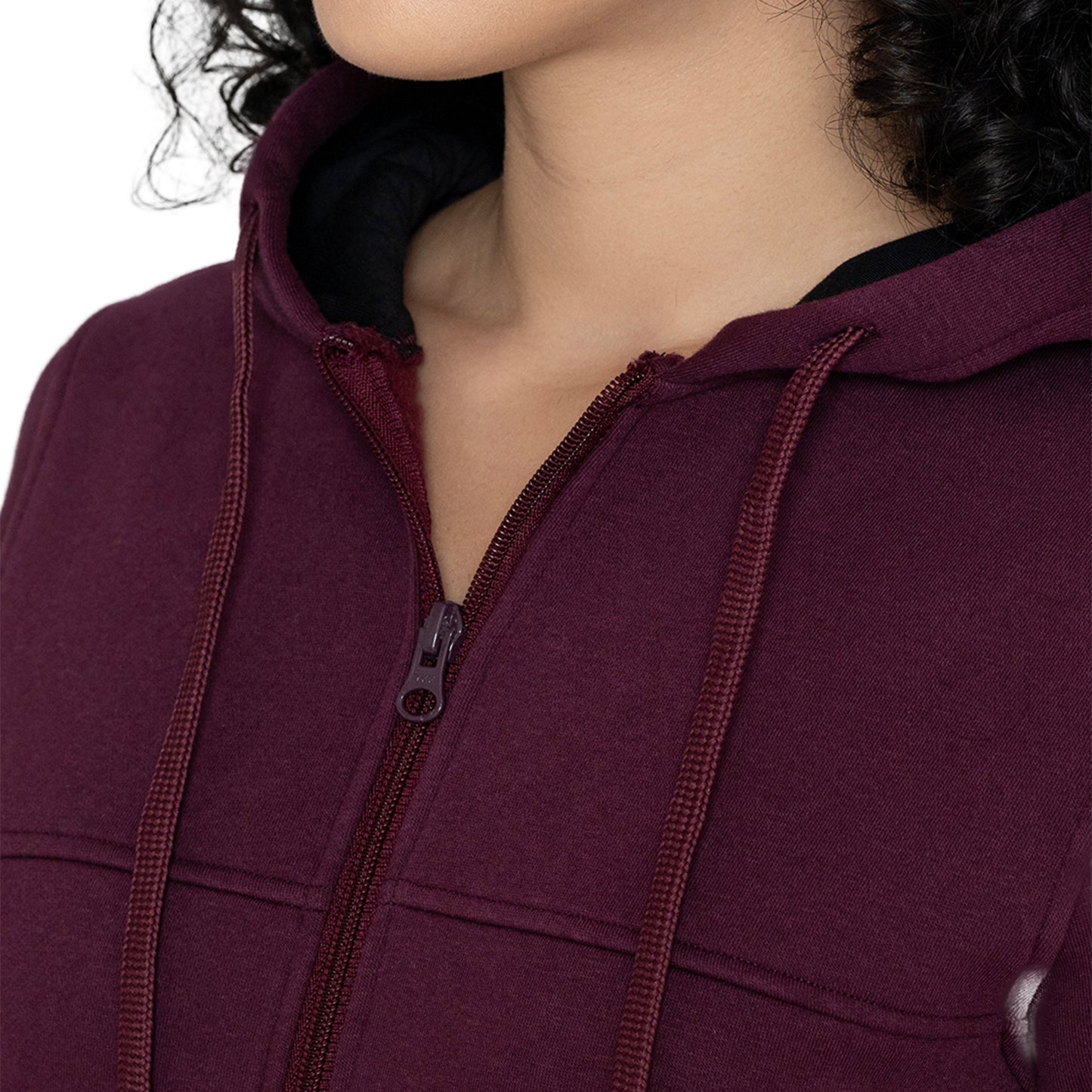 Womens Hoodie Sweat Jacket