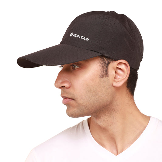 Men Adjustable sports cap (Black)