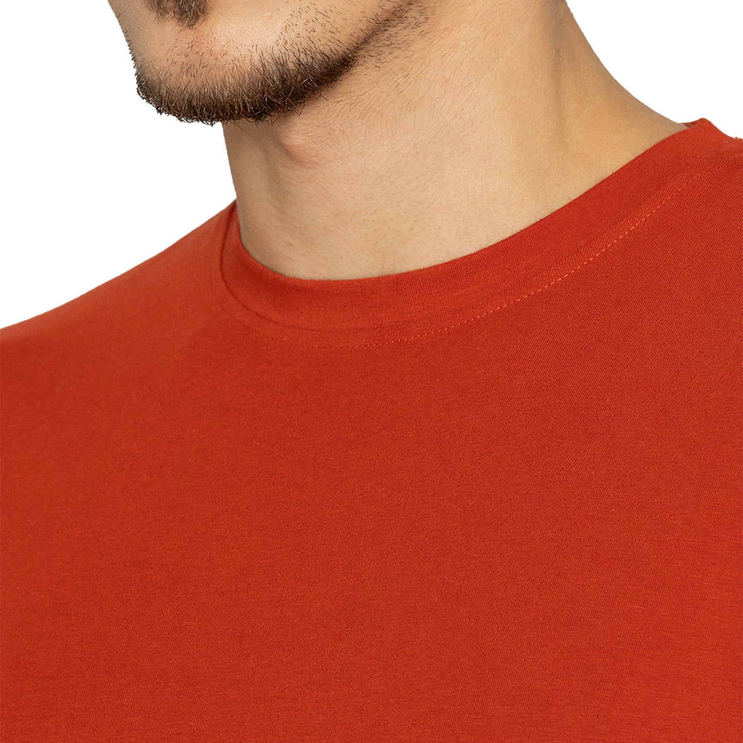 Baked Apple Round Neck Half Seleeve T-Shirt for Men