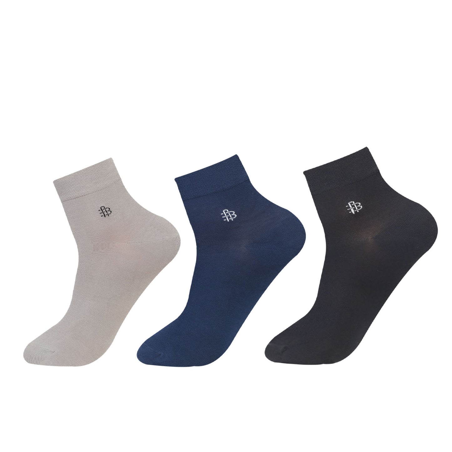 Men's Premium Bamboo Ankle Socks | Assorted - Pack of 3