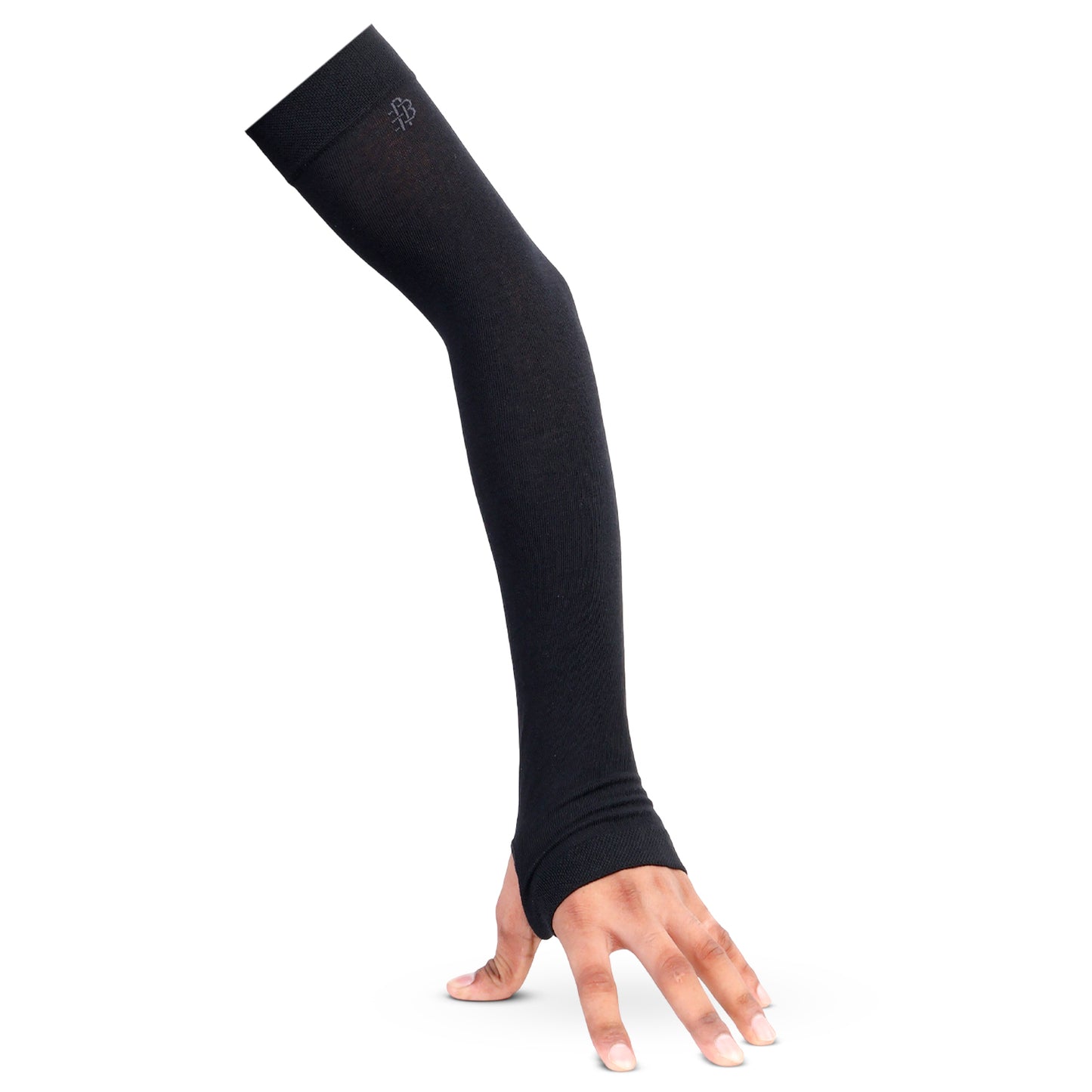 Unisex UV Sun Protection Black Arm Shield - Pack of 2