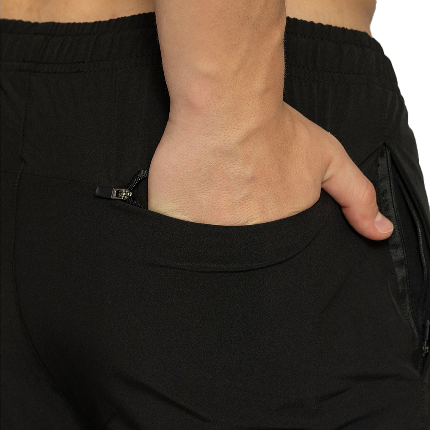 Men's Solid Trackpant- Black
