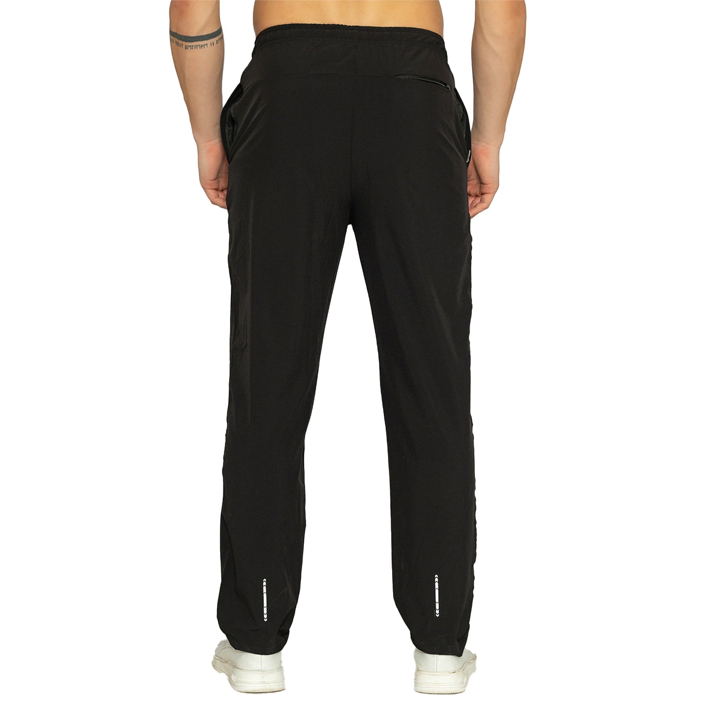 Men's Solid Trackpant- Black