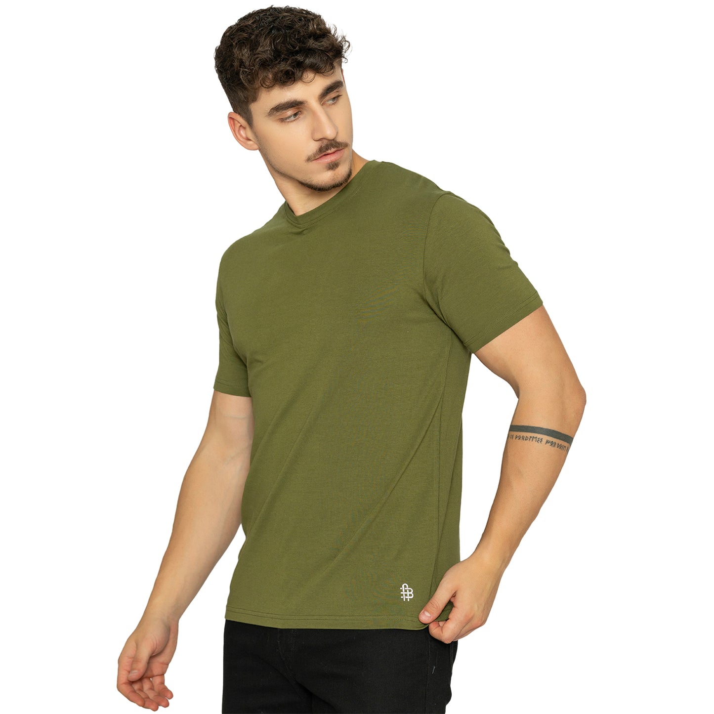 Grasshopper Round Neck Half Sleeves T-Shirt for Men